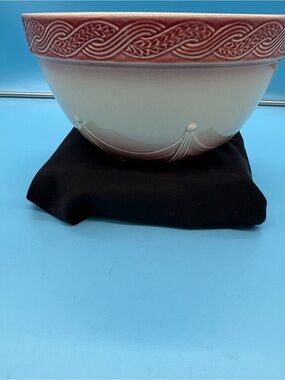 Longaberger American Craft Paprika 11 x  6 Mixing Bowl